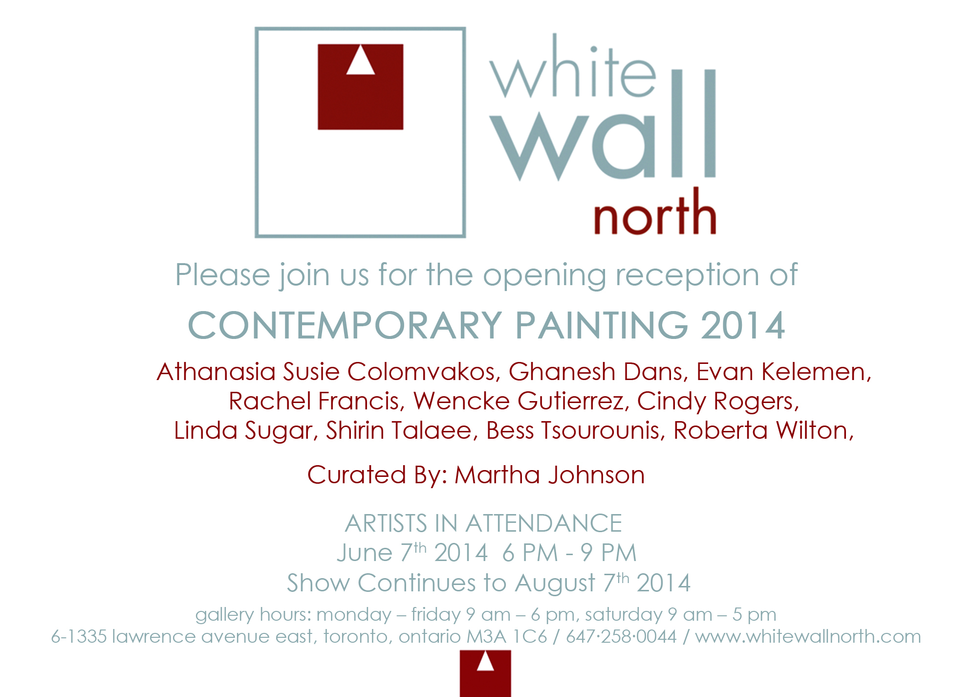 Contemporary Art Invite - Text