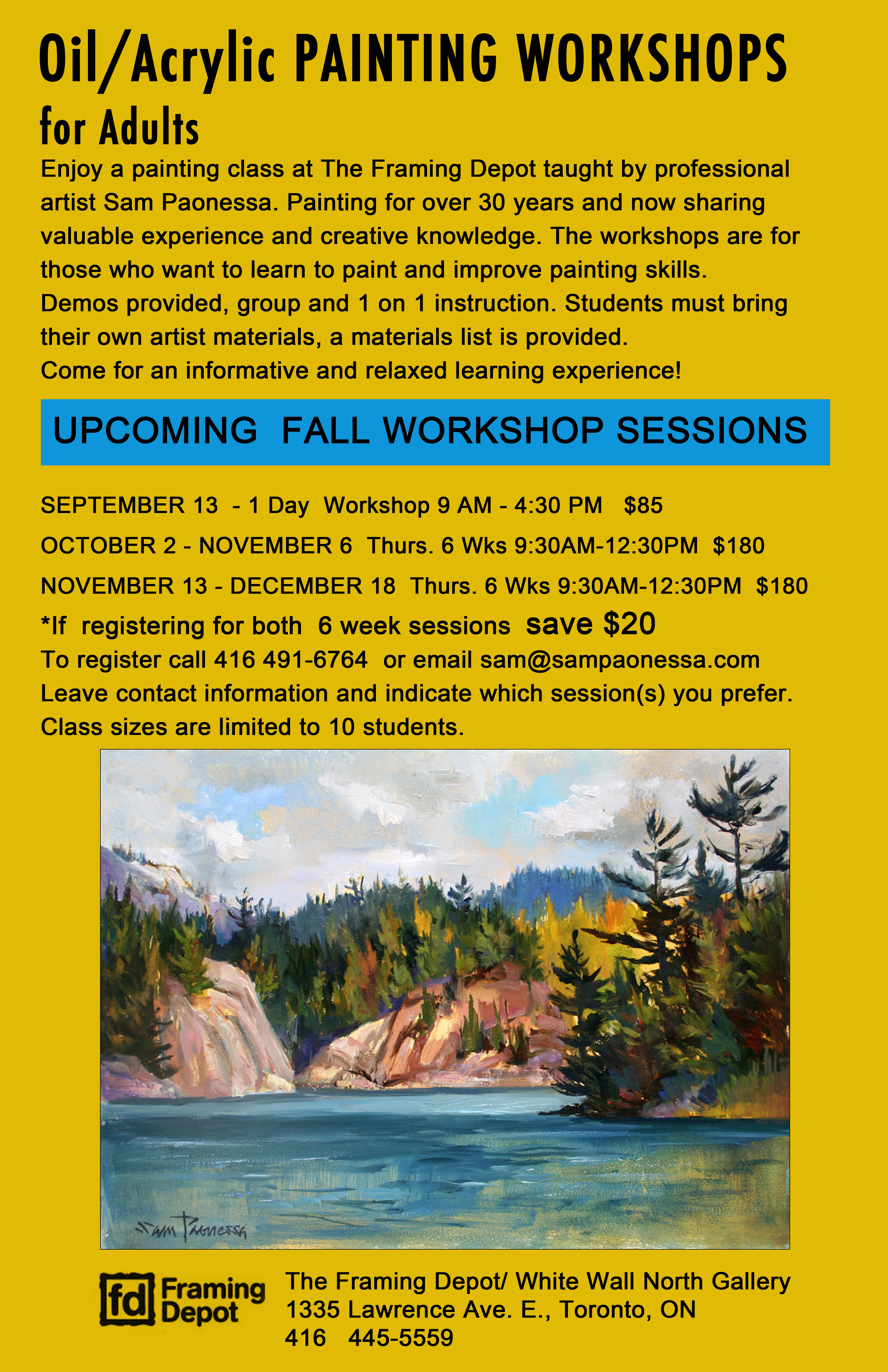 PAINTING WORKSHOPS